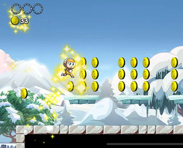 Bild som visar användning av spelfunktionen för att justera målvolymen för vätskeintag. Spelet anpassar sig dynamiskt i realtid, och när spelaren når slutmålet i spelet, har också målvolymen för vätskeintaget uppnåtts.